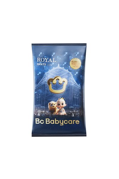Bc Babycare Babycare - Royal Baby Diaper Pants - Size 4 - 9-14 kg - 38 Pcs