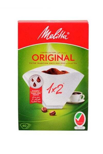 HALAMODO 40-Piece Original Coffee Filter White