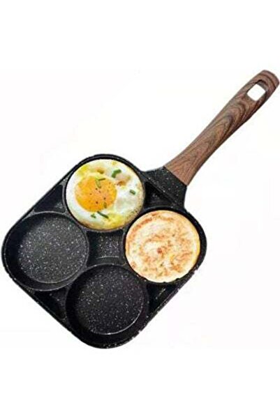 HALAMODO مقلاة الفطائر المحلاة ذات 4 فتحات متعدد الألوان 14x7.5x1 بوصة