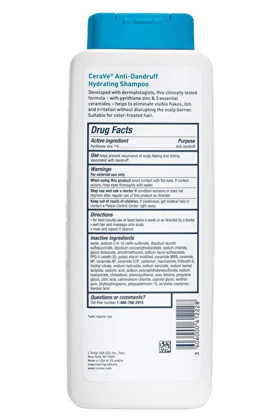 CeraVe Kepeğe Karşı Nemlendirici Şampuan 355ML