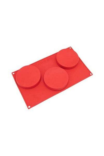 HALAMODO Silicone Cake Mould Red 11.7x6.8x0.8inch