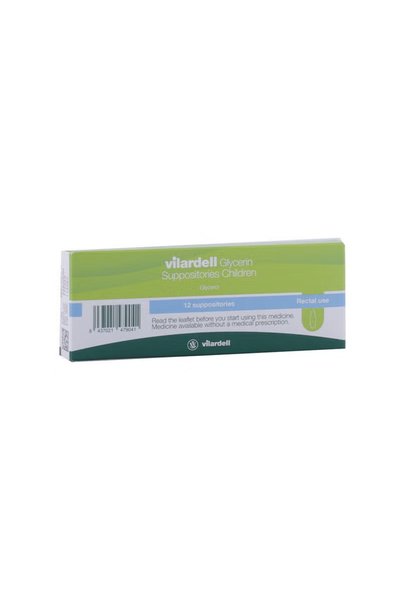 Vilardell (Child) Glycerin Suppositories – 12-Pack