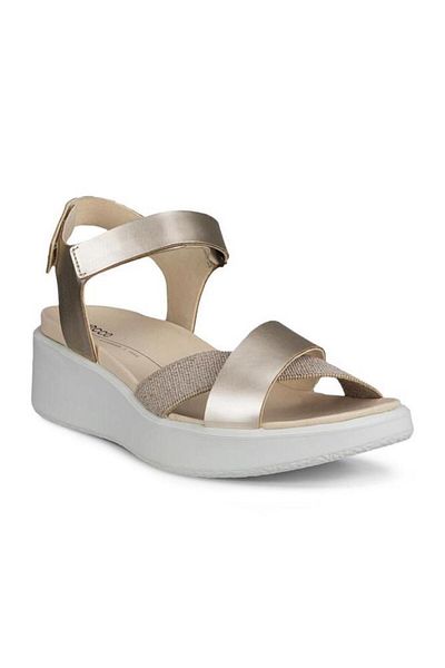 Ecco Flowt Wedge Lx W Pure Wh Gold