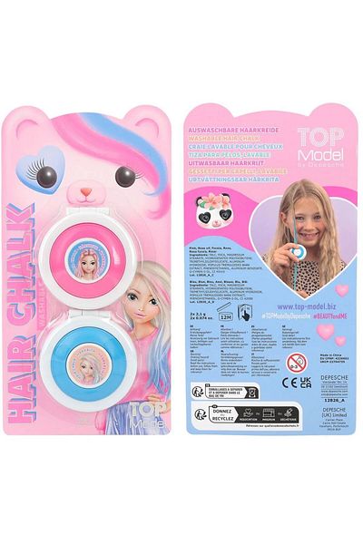 Top Model Topmodel Round Hairchalk Blue-Pink
