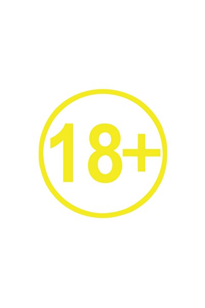 Reysa Tasarım 18+ Car Sticker 17X17 cm Yellow