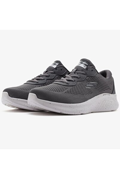 SKECHERS -Lite-Pro-Broadside Leather Mens Sneaker Nefes Alabilen Erkek Günlük Spor Ayakkabı Gri