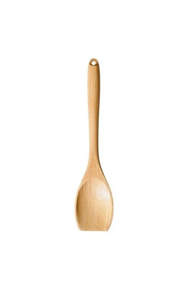 IKEA Rört Beech Look Wooden Cornered Spoon