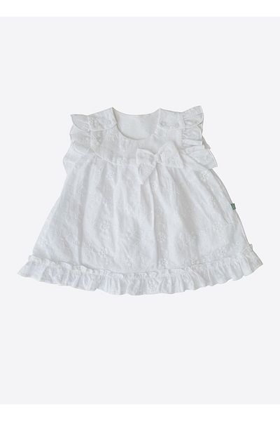 kitikate Organic Latifa Dress White