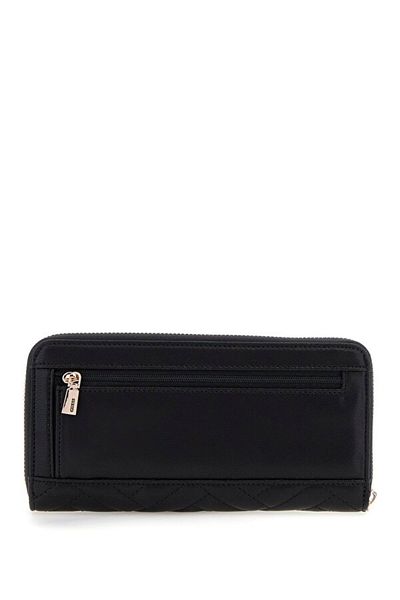 Guess Annıng Slg Large Zip Around Women's Black Wallet Swqg9508146-Bla
