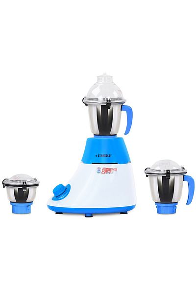 Generic STARGOLD 600W 3-in-1 Mixer Grinder with Stainless Steel Jars for Multi-Purpose Kitchen Use