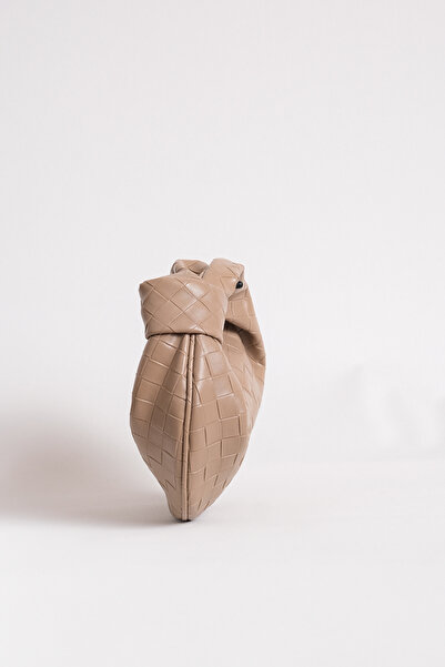 Çantacımstore Γυναικεία τσάντα Mini Jordi Knit-mink