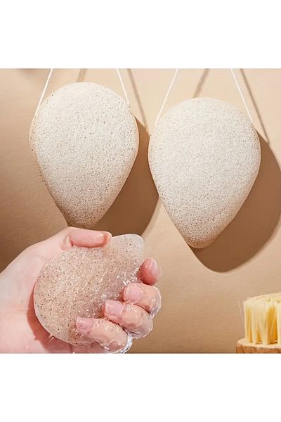 sulyra Walnut Seed Facial / Body Cleansing Moisturizing Exfoliating Sponge
