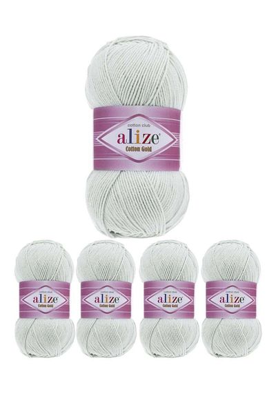 Alize Original Turkish Alize Cotton Gold Threads, 5 Pieces