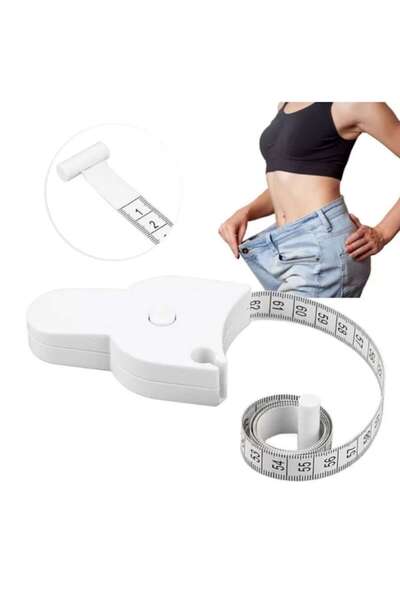 HOZRO Ruletă de măsurare precisă pentru corp, 2 bucăți, 150 cm/60 inci, albă