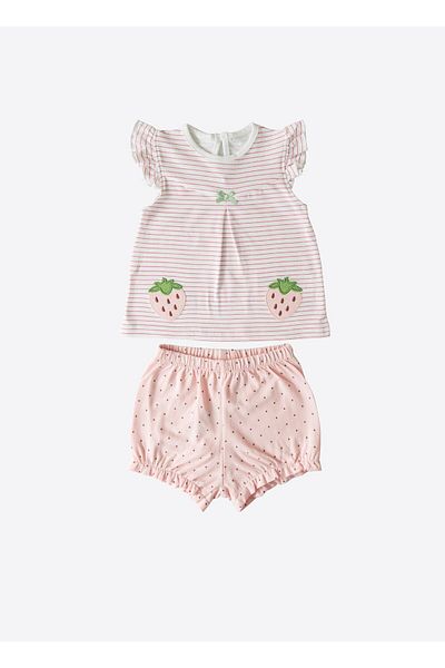 kitikate Organic Side Set of 2 Pink