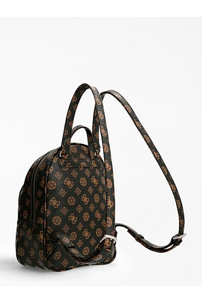 Guess Manhattan Backpack Dámský hnědý batoh Hwpg6994320-mlo