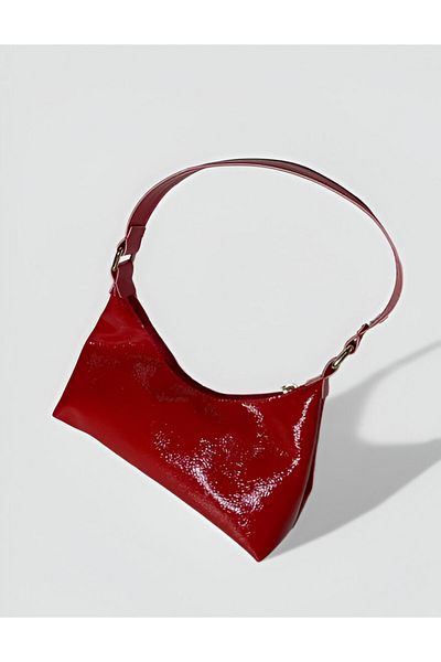 YMZBAG Patent Leather Shoulder Bag