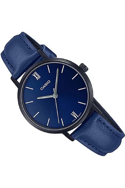 Casio Leather Analog Wrist Watch