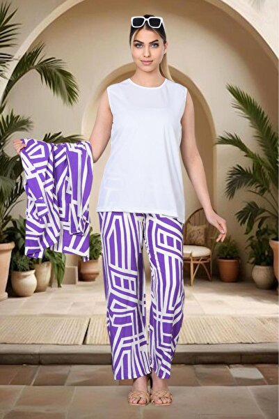 NEWCO 3 Piece Geometric Pattern Set – the New Summer Elegance”