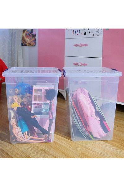 heybecollection Plastic Storage Box with Lid