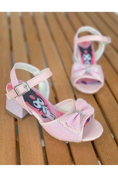 Surpie Shoes Children's Kuromi High Heels, Children's Low Heels, Children's Evening Dress Shoes