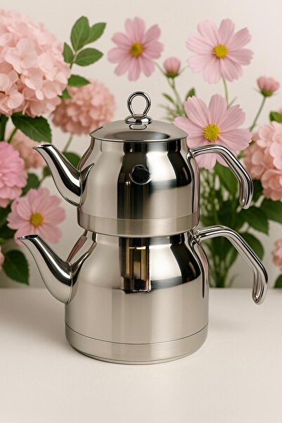 DOWRY STİL مقبض معدني عائلي كبير الحجم من الفولاذ المقاوم للصدأ 1.6-3.0 لتر. ...