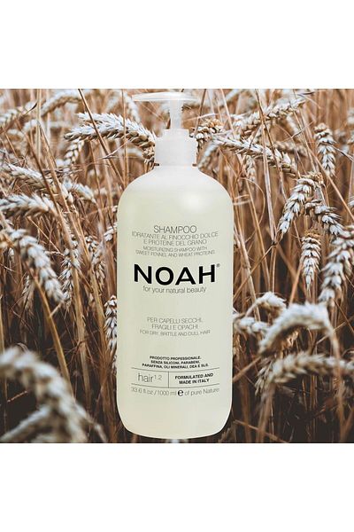 Noah Moisturizing Shampoo With Fennel For Dry, Brittle And Dull Hair (1.2), , 1000 ml