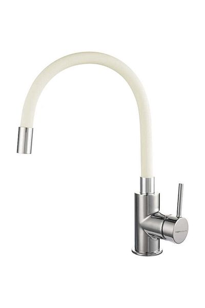 topaqua Flexy Kitchen Sink Faucet, Cream