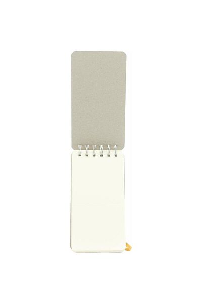 Roco Memo Notebook – "I Go To School By Tram", 3.7" x 6.8", 160 Pages, Beige/Yellow
