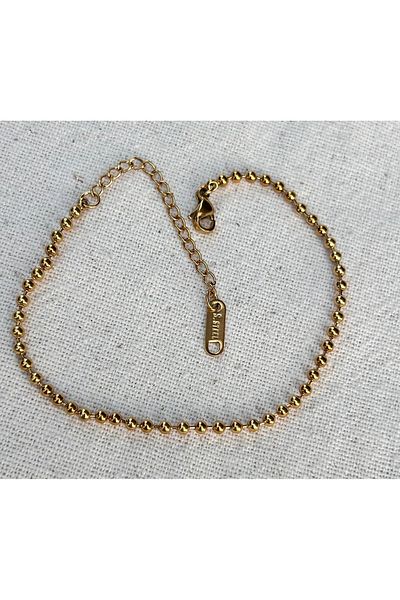 juleeco Dorika Gold Steel Anklet(17+6cm)
