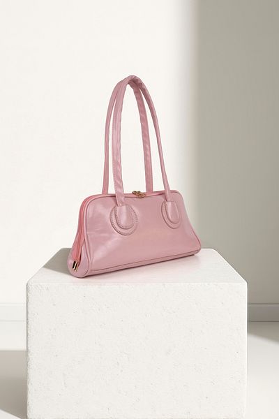 HONEY BAG Roy Long Handled Baguette Hand and Shoulder Women's Bag