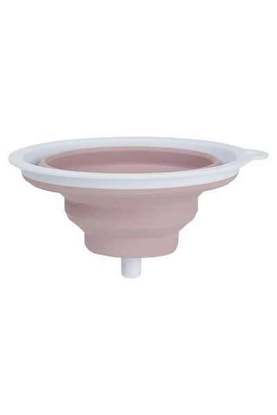 Micostore Pink Collapsible Funnel, 17 cm, Non-Toxic Plastic, Retractable and Compact