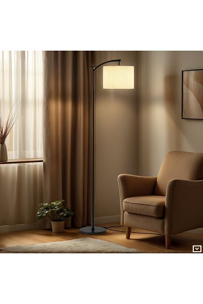 COOYA Floor Lamp,Smart LED with Remote Control,APP Control,Adjustable Lampshade,for Bedroom,Living Room
