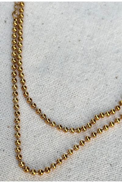 juleeco Dorika Gold Steel Anklet(17+6cm)