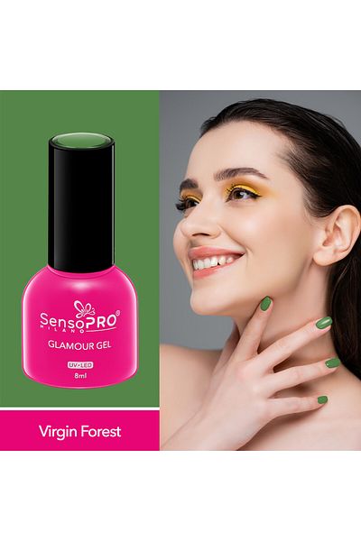 SensoPRO Milano Ojă semipermanentă Glamour Gel 8ml, Virgin Forest #103