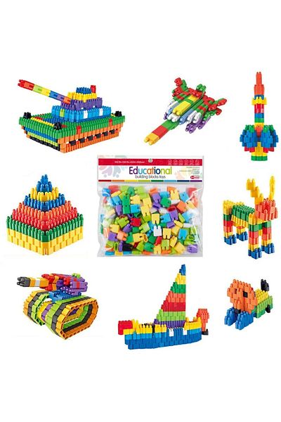 Micostore Educational Building Set, 187 pieces, Rocket Blocks
