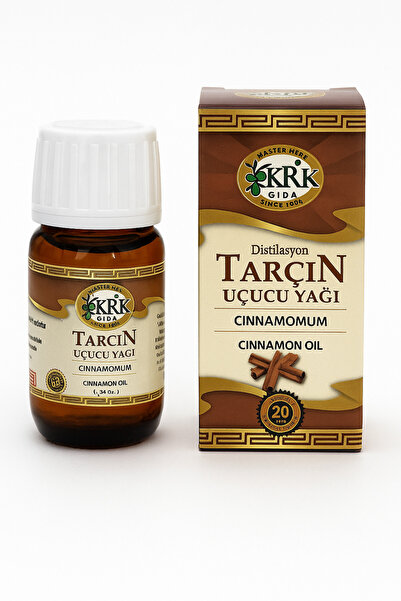 Krk Gıda Cinnamon Essential Oil 20 ml - 100% Pure & Natural