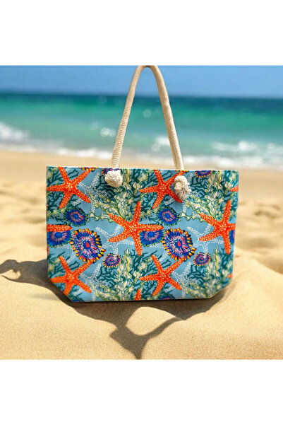 shop Beach Shoulder Hand Arm Bag Casual Wide Multi-Purpose Colorful Women's Bag