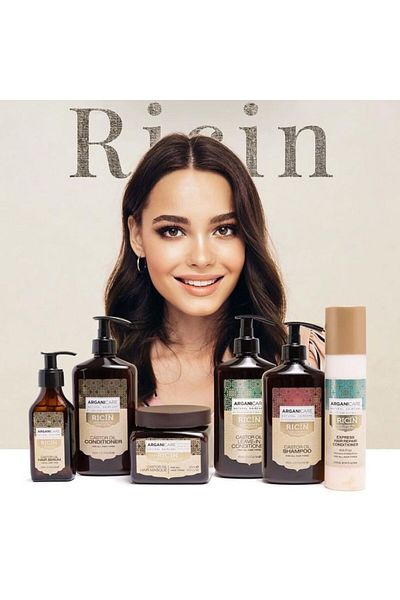 Arganicare Hair growth stimulating shampoo with castor oil for all hair types, Arganicare, 400 ml