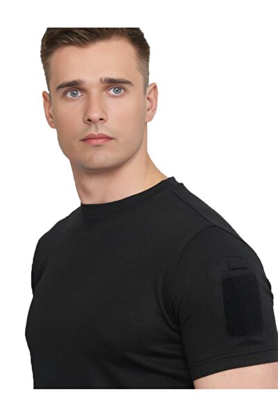 SINGLE SWORD SS Μπλουζάκι με κοντό μανίκι χωρίς γιακά – Ύφασμα LACOS