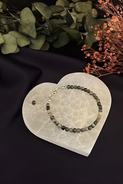 Dünya Doğal Taş Emerald Stone Bracelet