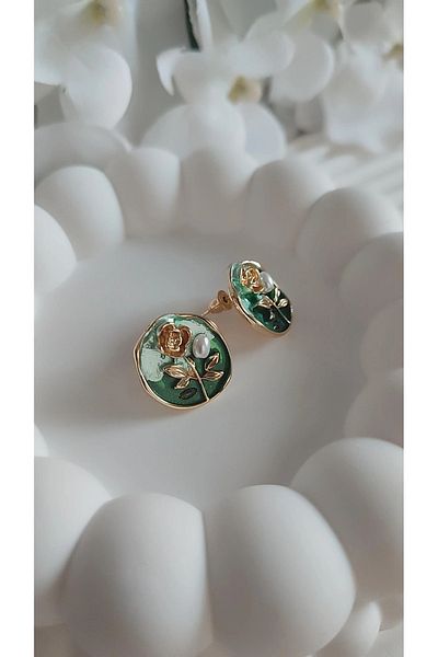 To Be Reborn Steel Enamel Bohemian Style Earrings New Season Summer Models