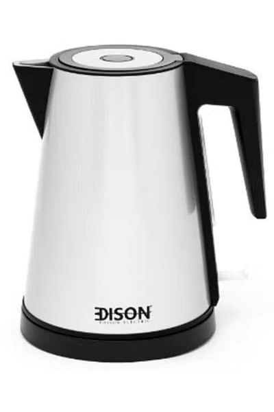 Edison 1.2L Silver Kettle 1200W
