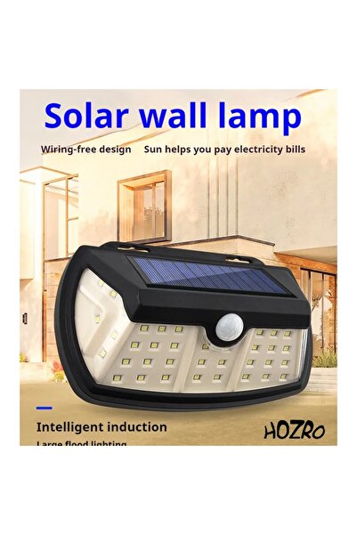 HOZRO Solar Wall Lamp HOZRO, SH-42A with Motion Sensor