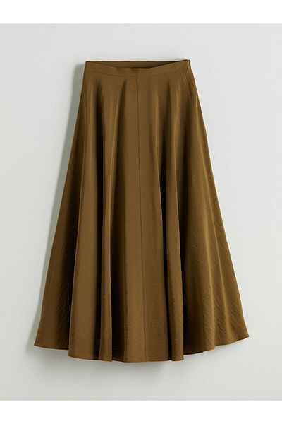 LC Waikiki Lcw Waist Zipper A-Line Skirt