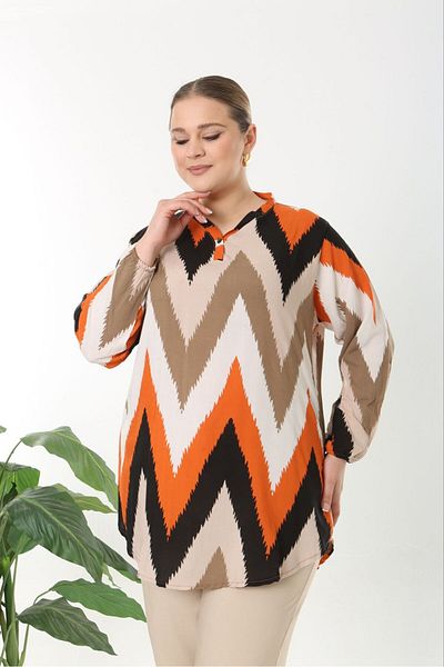 volkitolki Woven Viscose Cotton Fabric Relaxed Fit Tunic