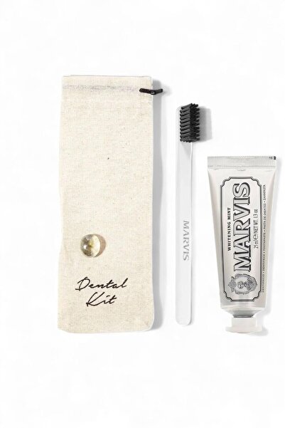 Marvis Whitening Mint 25 ml + Yumuşak Beyaz Diş Fırçalı Dental Kit