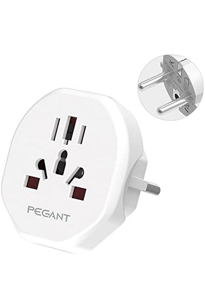 Generic PEGANT World to EU Plug Travel Adapter for All Europe EU/UK/Australia/China/Russia/Turkey/Spain Worl