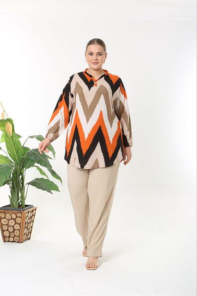 volkitolki Woven Viscose Cotton Fabric Relaxed Fit Tunic