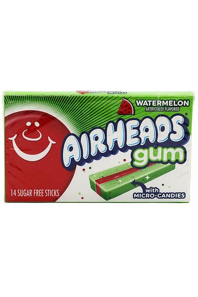 AIA Gumă de mestecat fără zahăr cu aromă de pepene verde și îndulcitori, 35 g